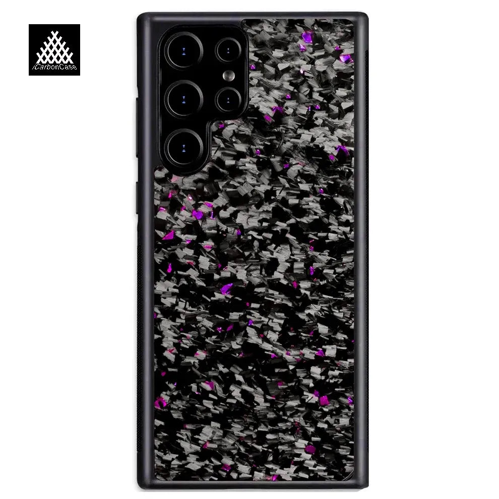 Magnetic Real Forged Carbon Fiber Case for Samsung Galaxy S25 S24 S23 S22 S21 Ultra S25+ S24+ S23+ S22+ S23FE S24FE with Magsafe